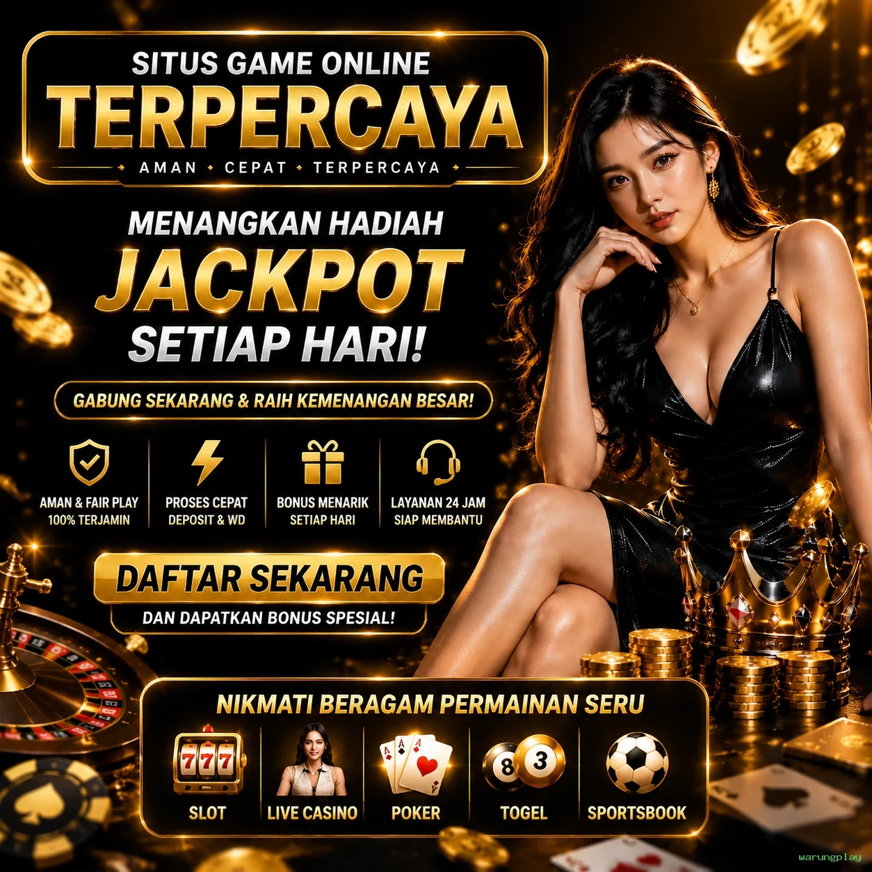 Ikon aplikasi warungplay resmi